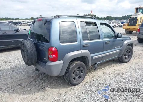 2002 Jeep Liberty Sport из США, поврежденный, VIN 1J4GL48K42W315980